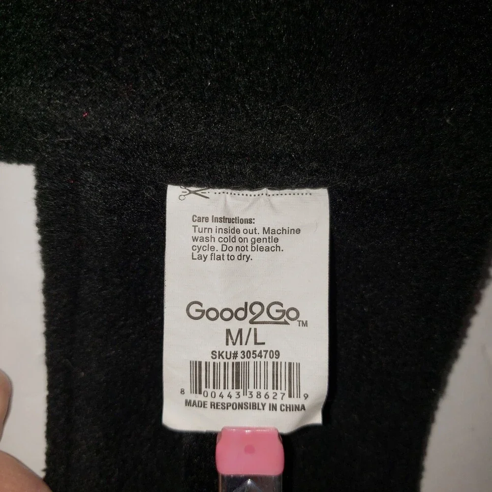 GOOD 2 GO Red Plaid Dog Coat Size Medium / Large